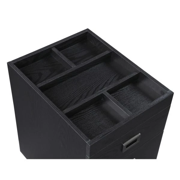 Brezio 19"D Vertical 2-Drawer Mobile File Cabinet, Black 9 Brezio 19"D Vertical 2-Drawer Mobile File Cabinet, Black - Image 9