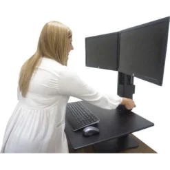 Victor DC350 Dual Monitor Sit-Stand Desk Converter 35 Victor DC350 Dual Monitor Sit-Stand Desk Converter -office furniture sale 5c317910eae14a96f33b65322ee762d352