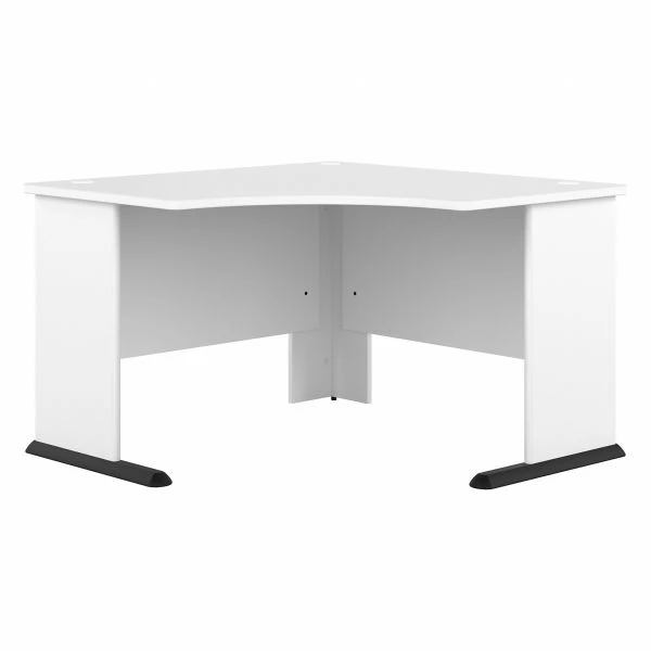 Bush Business Furniture Studio A 48W Corner Computer Desk In White 1 Bush Business Furniture Studio A 48W Corner Computer Desk In White