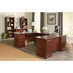 Sauder Heritage Hill 72"H Bookcase, Open 5-Shelf, Classic Cherry -office furniture sale 5e5000b4270dd861ce185e1b48b4a8010f