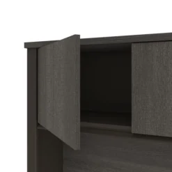 Bestar Prestige + Hutch For Credenza In Bark Gray & Slate -office furniture sale 5fc9700edd92dc4bb41f2937e8e64b5375