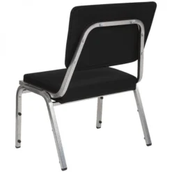 HERCULES Series 1000 Lb. Rated Black Antimicrobial Fabric Bariatric Medical Reception Chair With 3/4 Panel Back -office furniture sale 60d273aed83c2accfc14219b1135c25a6c
