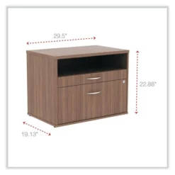 Alera Open Office Desk Series Low File Cabinet Credenza, 2-Drawer: Pencil/File, Legal/Letter, 1 Shelf,Walnut,29.5x19.13x22.88 22 Alera Open Office Desk Series Low File Cabinet Credenza, 2-Drawer: Pencil/File, Legal/Letter, 1 Shelf,Walnut,29.5x19.13x22.88 -office furniture sale 60db92aa09be03d32fae6f889efd5d8232