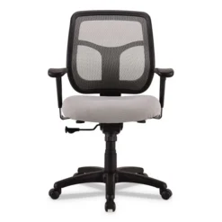 Eurotech Apollo Mid-Back Mesh Chair, 18.1" To 21.7" Seat Height, Silver Seat, Silver Back, Black Base 11 Eurotech Apollo Mid-Back Mesh Chair, 18.1" To 21.7" Seat Height, Silver Seat, Silver Back, Black Base -office furniture sale 617126260a6685bde09833d71adf204906