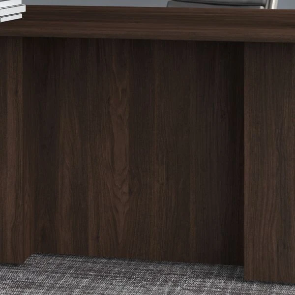 Bush Business Furniture Office 500 72W L Shaped Executive Desk With Drawers In Black Walnut 4 Bush Business Furniture Office 500 72W L Shaped Executive Desk With Drawers In Black Walnut - Image 4