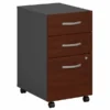 Bush Business Furniture Series C 3 Drawer Mobile File Cabinet In Hansen Cherry