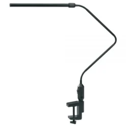 LED Gooseneck Lamp, Adjustable, 22-1/2"H, Black