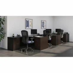 Lorell Prominence 2.0 Espresso Laminate Double-Pedestal Desk - 5-Drawer 10 Lorell Prominence 2.0 Espresso Laminate Double-Pedestal Desk - 5-Drawer -office furniture sale 6301a42d53df67937209458480e2fe908d