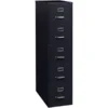 Lorell Commercial Grade 5 Drawer Vertical File Cabinet, Letter Size, 61" Height, Black