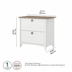 Bush Furniture Salinas 2 Drawer Lateral File Cabinet In Pure White And Shiplap Gray -office furniture sale 63ee175b88c5ca9caa93f1c58948cc8b7d