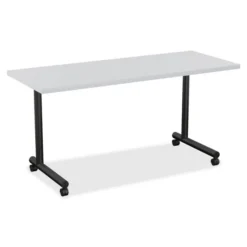 Lorell Rectangular Invent Tabletop - Light Gray -office furniture sale 6441aa7e4024d3bf0fcc39a3650d4971a2