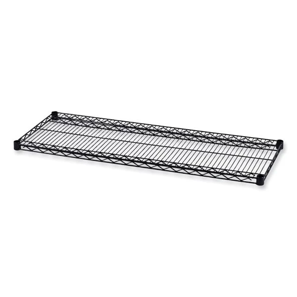 Alera Industrial Wire Shelving Extra Wire Shelves, 48w X 18d, Black, 2 Shelves/Carton 1 Alera Industrial Wire Shelving Extra Wire Shelves, 48w X 18d, Black, 2 Shelves/Carton