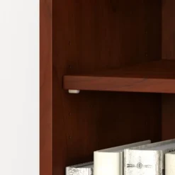 Bush Business Furniture Studio C 5 Shelf Bookcase In Hansen Cherry -office furniture sale 6477cc3ddbe2ad62e2888775aaf6bbbac9 1