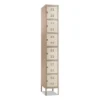 Safco Box Locker, 12w X 18d X 78h, Two-Tone Tan