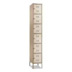 Safco Box Locker, 12w X 18d X 78h, Two-Tone Tan