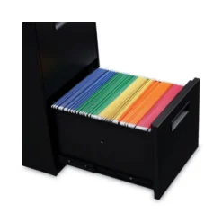 Alera File Pedestal, Left Or Right, 2 Legal/Letter-Size File Drawers, Black, 14.96" X 19.29" X 27.75" -office furniture sale 656e53036a4664b2c6fca9a319f8719db4