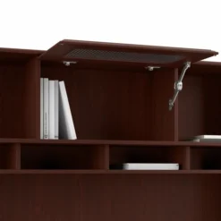 Bush Furniture Cabot Hutch In Harvest Cherry -office furniture sale 66644fae15a86ba01451340ca23e6b0af4