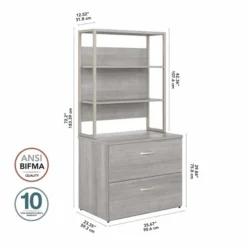 Bush Business Furniture Hybrid 2 Drawer Lateral File Cabinet With Shelves In Platinum Gray 17 Bush Business Furniture Hybrid 2 Drawer Lateral File Cabinet With Shelves In Platinum Gray -office furniture sale 66c21ab7a41448dd0afbea55c8d41b32e4