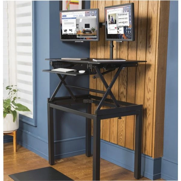 Lorell Adjustable Desk Riser Floor Stand 3 Lorell Adjustable Desk Riser Floor Stand - Image 3