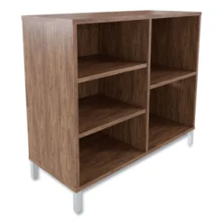 Union & Scale Essentials Laminate Bookcase, Five-Shelf, 36w X 15d X 31.6h, Espresso