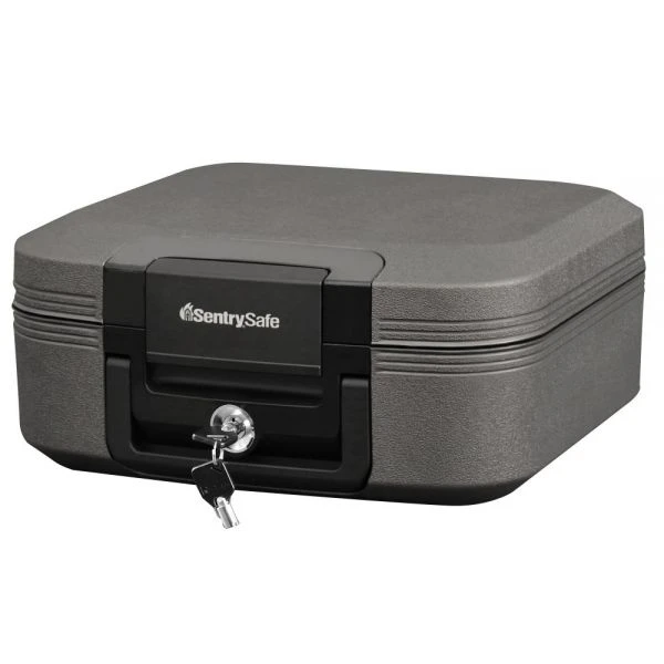 SentrySafe Fire/Waterproof Chest, 0.28 Cu Ft, Gray 1 SentrySafe Fire/Waterproof Chest, 0.28 Cu Ft, Gray