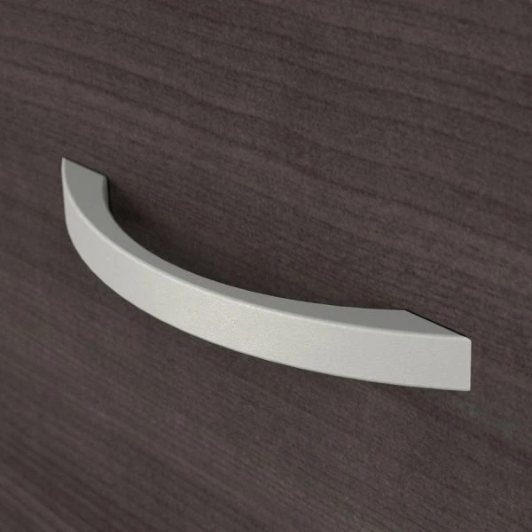 Bush Business Furniture Studio A 60W Computer Desk With Mobile File Cabinet And Low Storage Cabinet In Storm Gray 6 Bush Business Furniture Studio A 60W Computer Desk With Mobile File Cabinet And Low Storage Cabinet In Storm Gray - Image 6