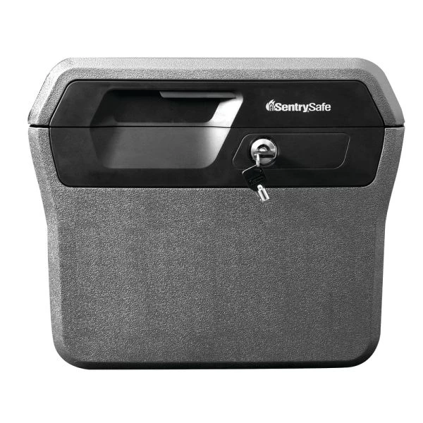 Sentry Safe Waterproof Fire-Resistant File, .65 Ft3, 16 5/8 X 13 7/8 X 14 1/8, Charcoal Gray 2 Sentry Safe Waterproof Fire-Resistant File, .65 Ft3, 16 5/8 X 13 7/8 X 14 1/8, Charcoal Gray - Image 2