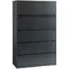 Lorell Lateral File, Legal/Letter/A4, 42" Wide, Charcoal