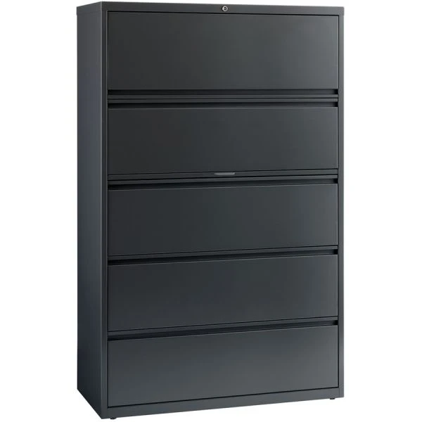 Lorell Lateral File, Legal/Letter/A4, 42" Wide, Charcoal 1 Lorell Lateral File, Legal/Letter/A4, 42" Wide, Charcoal