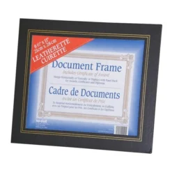 NuDell Leatherette Document Frame, 8.5 X 11, Black, Pack Of Two -office furniture sale 69f0b317c057571cb7c4309dae7317cfbd