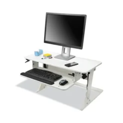3M Precision Standing Desk, 35.4" X 23.2" X 6.2" To 20", White -office furniture sale 6aa95a5126bc9bb7ab702641fb0299d9cc