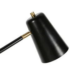 Austen Height-Adjustable Floor Lamp With Metal Shade In Matte Black/Brass/Matte Black -office furniture sale 6ac73cc26a51a7e388c89cf10cc0c0cbfc