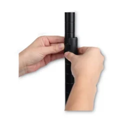 Alera NSF Certified 6-Shelf Wire Shelving Kit, 48w X 18d X 72h, Black -office furniture sale 6b023bd66d7dba0770fdfe5a5f38ad2703