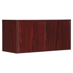 Lorell Essentials Mahogany Wall Hutch Door Kit -office furniture sale 6b30da6c948ec3ef7953212c4dc640e618