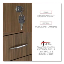 Alera Valencia Series Mobile Pedestal File, Left/Right, 3-Drawer: Box/Box/File, Legal/Letter, Walnut, 15.88 X 20.5 X 28.38 11 Alera Valencia Series Mobile Pedestal File, Left/Right, 3-Drawer: Box/Box/File, Legal/Letter, Walnut, 15.88 X 20.5 X 28.38 -office furniture sale 6b593760349e69da8450033e10e07447f5