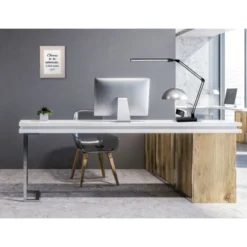 Architect Desk Lamp, Adjustable, 21-1/2"H, Black/Silver -office furniture sale 6b74baaffe124d6d3d8ae234d13bb8b518