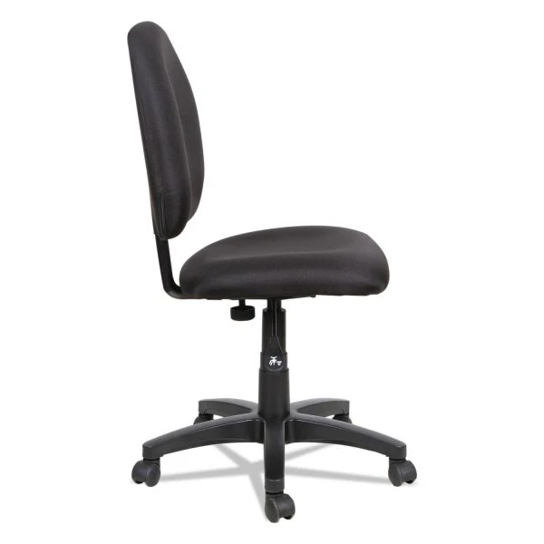 Alera Essentia Series Swivel Task Chair, Supports Up To 250 Lbs., Black Seat/Black Back, Black Base 8 Alera Essentia Series Swivel Task Chair, Supports Up To 250 Lbs., Black Seat/Black Back, Black Base - Image 8