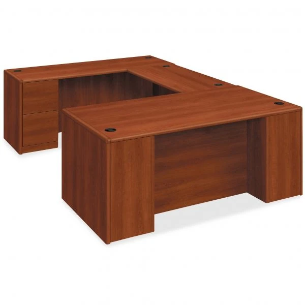 HON 10700 Series Peninsula With End Panel, Wood Support Column, 60w X 30d X 29.5h, Cognac 10 HON 10700 Series Peninsula With End Panel, Wood Support Column, 60w X 30d X 29.5h, Cognac - Image 10