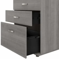 Bush Business Furniture Universal Floor Storage Cabinet With Drawers In Platinum Gray -office furniture sale 6d8b3ded736da5f979f2b0848464735498