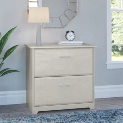Bush Furniture Cabot 2 Drawer Lateral File Cabinet In Linen White Oak -office furniture sale 6da9457d2c698f21040c6aae6ff574170a