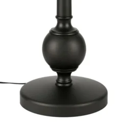 Wilmer 68" Tall Floor Lamp With Fabric Shade In Blackened Bronze/White -office furniture sale 6e09d766f9671092d7c1c1601fa8b0f4e4