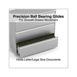 Alera Lateral File, 3 Legal/Letter/A4/A5-Size File Drawers, Light Gray, 42" X 18.63" X 40.25" -office furniture sale 6e5ea580861b20e7b3733a1fe9a2cee282
