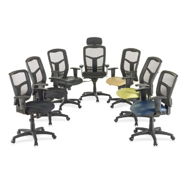 Lorell Managerial Mesh Mid-Back Office Chair 4 Lorell Managerial Mesh Mid-Back Office Chair - Image 4