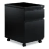 Alera File Pedestal With Full-Length Pull, Left Or Right, 2-Drawers: Box/File, Legal/Letter, Black, 14.96" X 19.29" X 21.65"