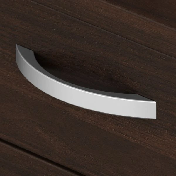 Bush Business Furniture Hybrid Office Storage Cabinet With Drawers And Shelves In Black Walnut 7 Bush Business Furniture Hybrid Office Storage Cabinet With Drawers And Shelves In Black Walnut - Image 7