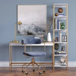 Granville 21" Tall Table Lamp With Glass Shade In Brass/Clear -office furniture sale 6fd2315a5f5eb7f2a543383cc0d3ae2aa1