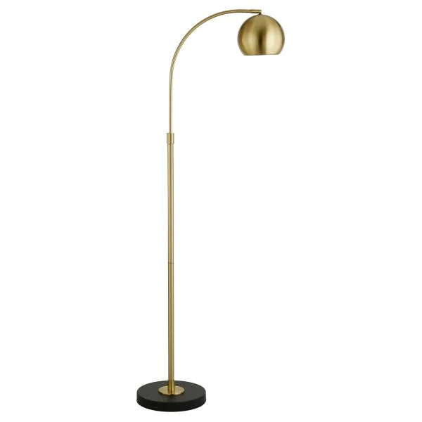 Olivia Arc Floor Lamp In Brass/Blackened Bronze/Brass 1 Olivia Arc Floor Lamp In Brass/Blackened Bronze/Brass