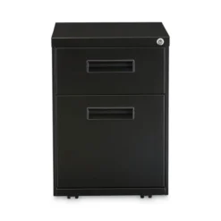 Alera File Pedestal, Left Or Right, 2-Drawers: Box/File, Legal/Letter, Black, 14.96" X 19.29" X 21.65" -office furniture sale 70c0101bc9e2e0ec3b24f46bcff7eb9281