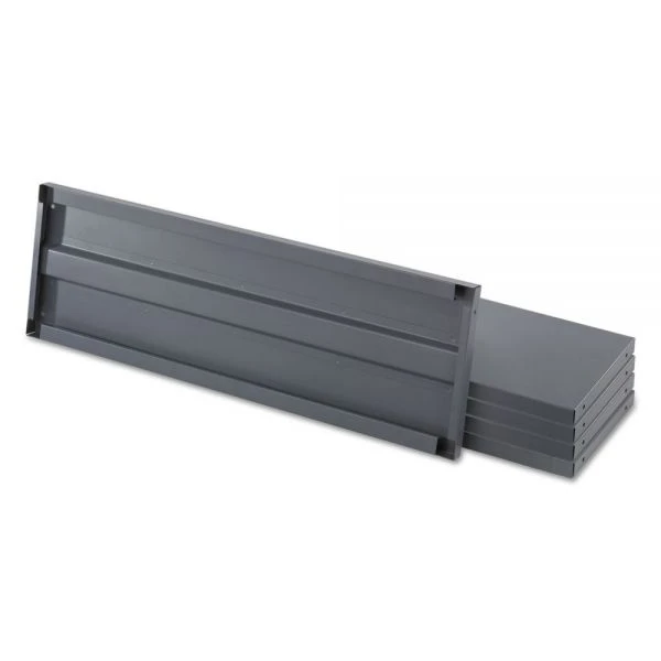Safco Commercial Steel Shelving Unit, Five-Shelf, 36w X 18d X 75h, Dark Gray 4 Safco Commercial Steel Shelving Unit, Five-Shelf, 36w X 18d X 75h, Dark Gray - Image 4