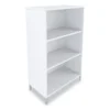 Union & Scale Essentials Laminate Bookcase, Three-Shelf, 28w X 15d X 45.6h, White